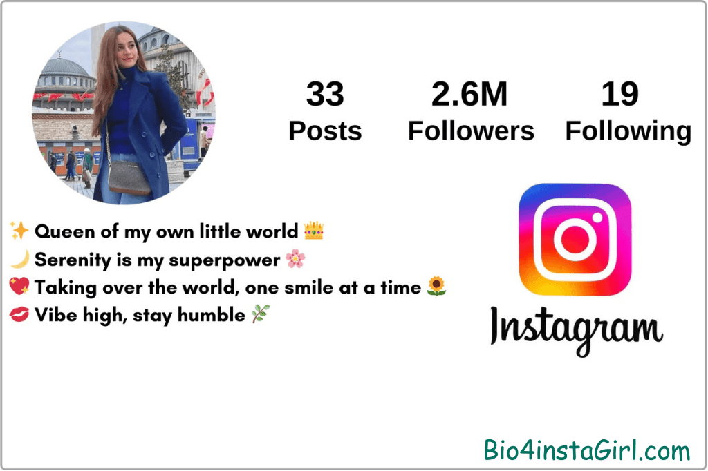 instagram bio for girl