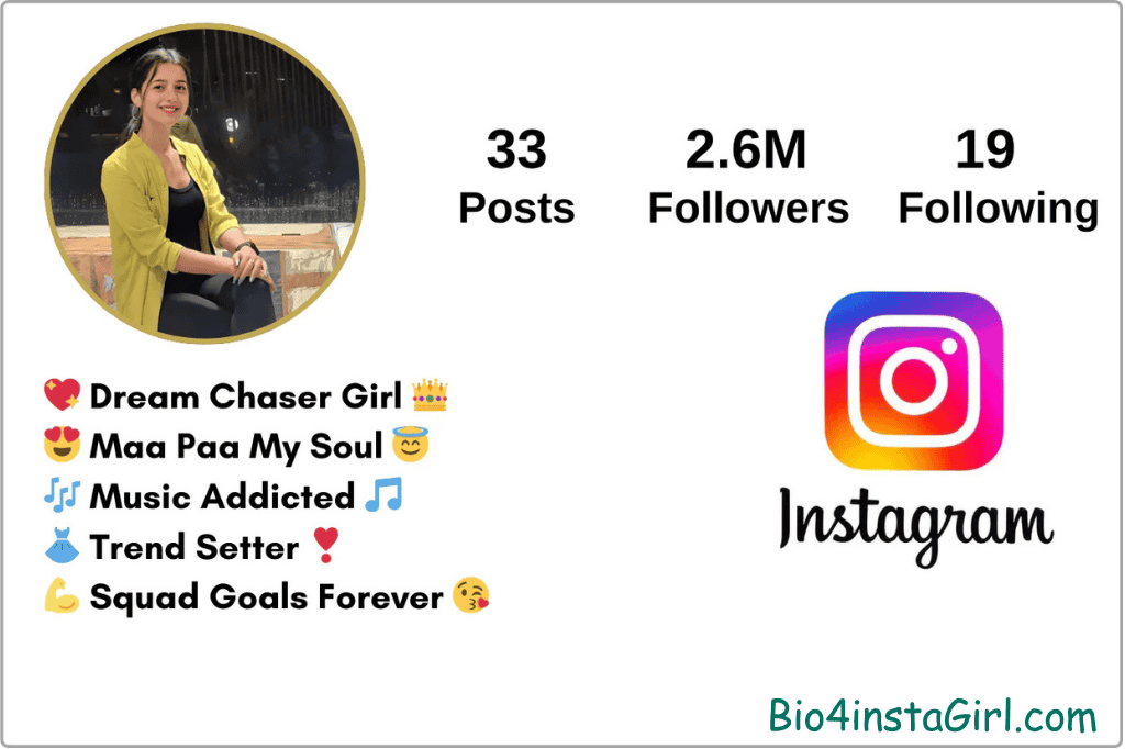 instagram bio for girl