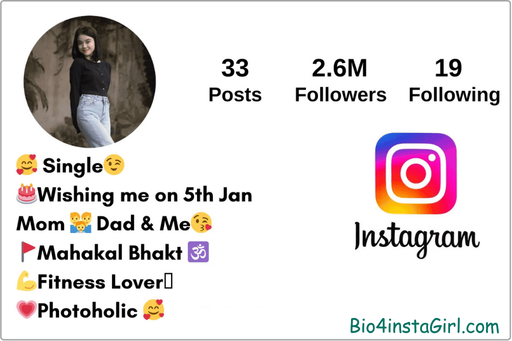 instagram bio for girl