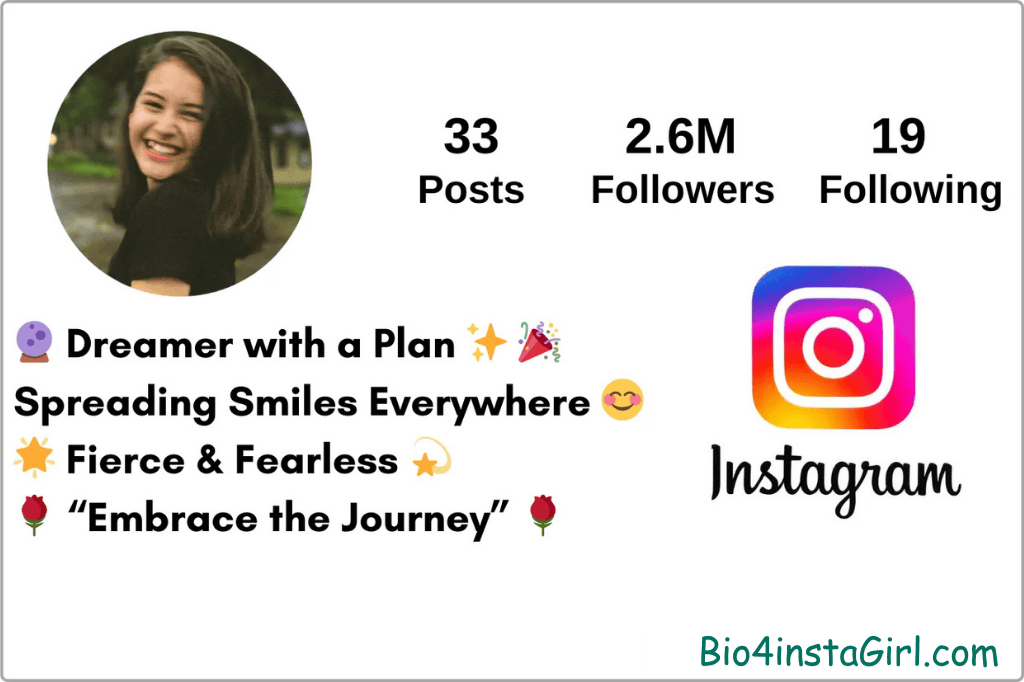 instagram bio for girl