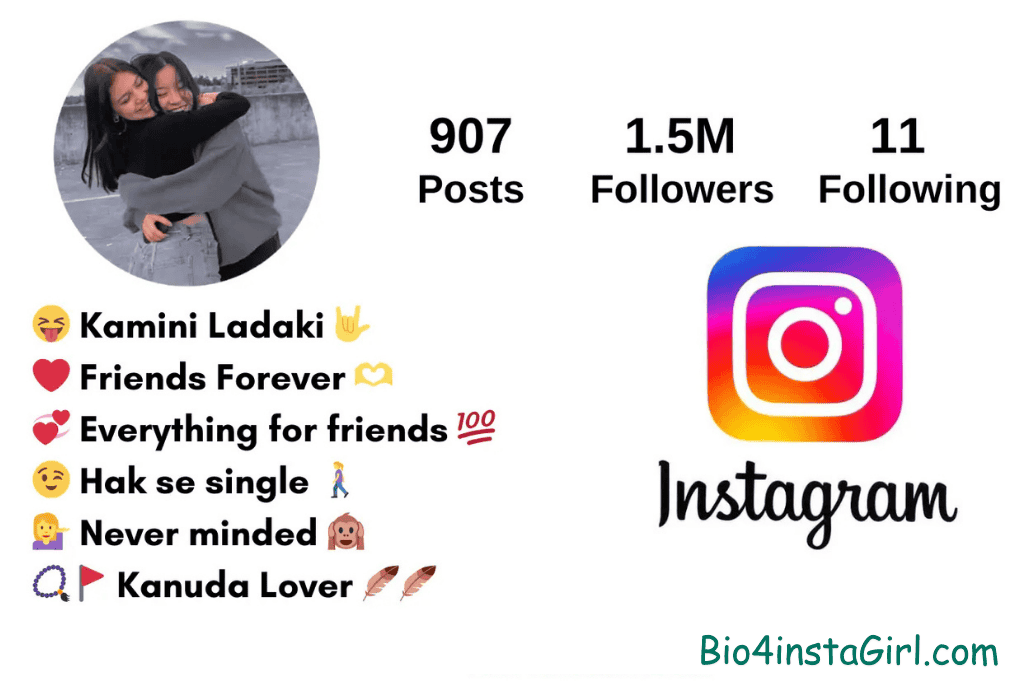instagram bio for girl
