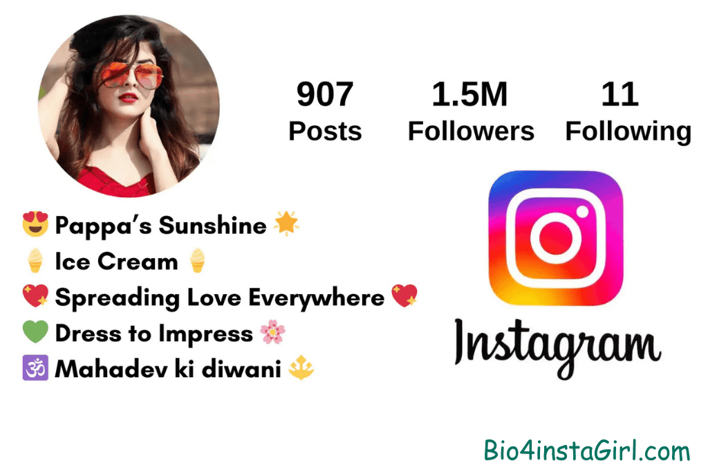 instagram bio for girl