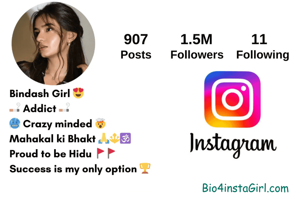 instagram bio for girl