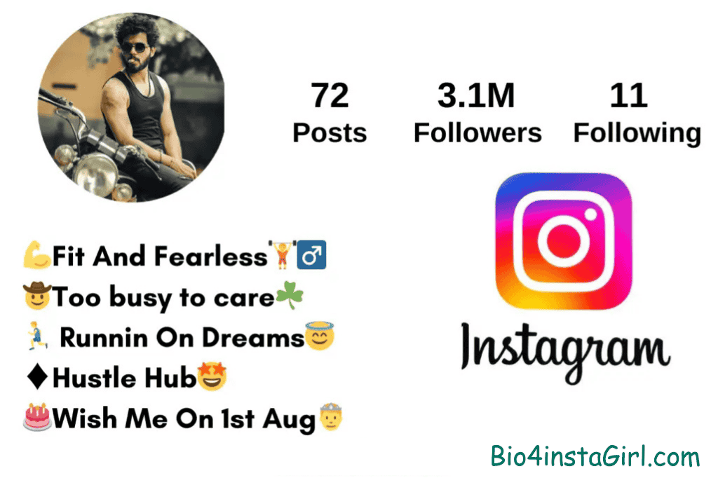 instagram bio for girl