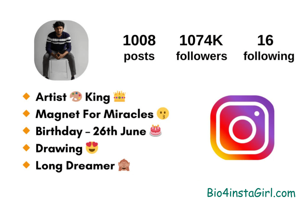 instagram bio for girl