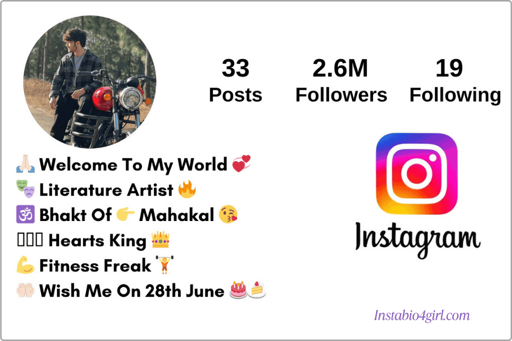 instagram bio for boys