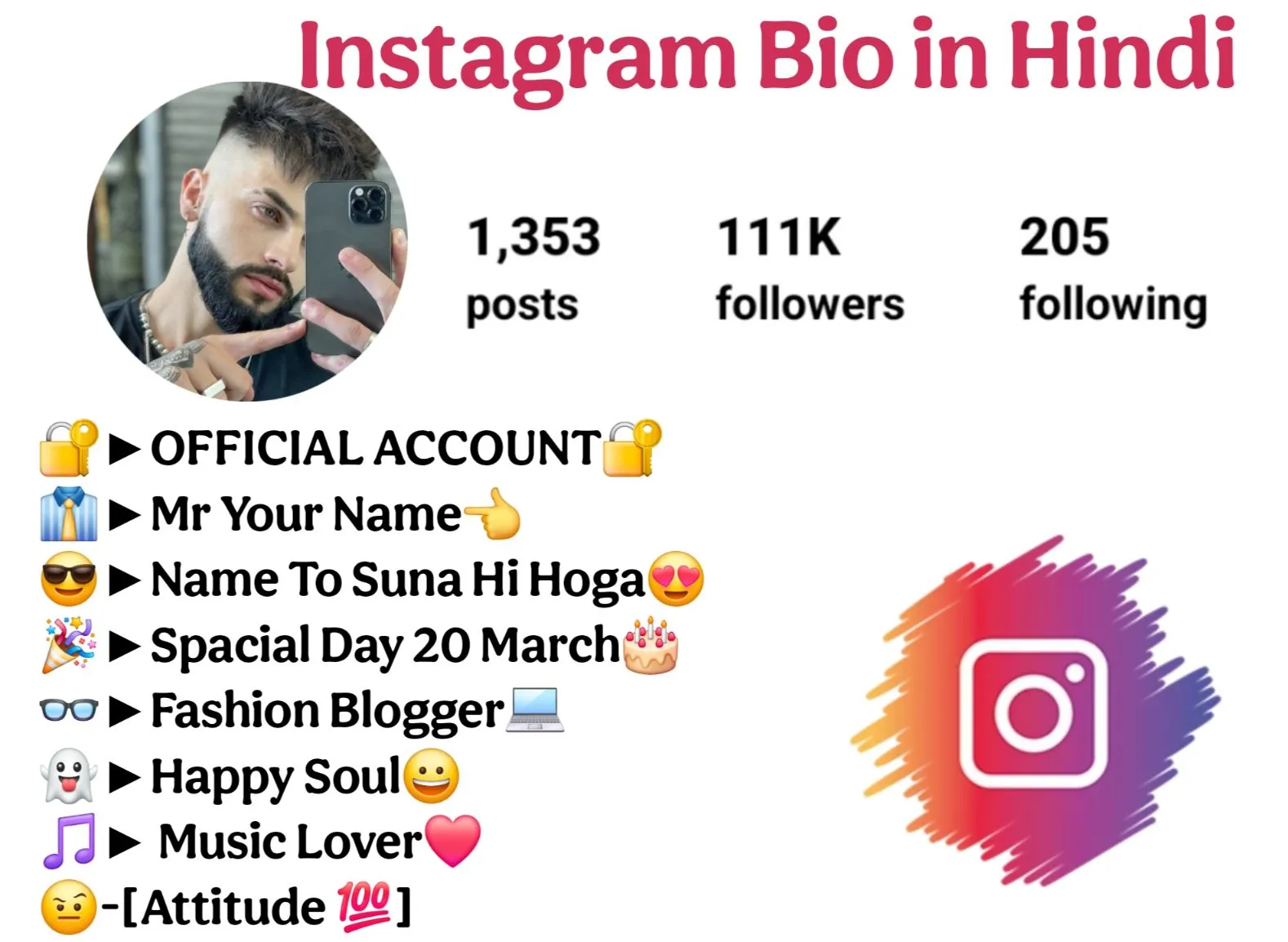 best instagram bio for boy